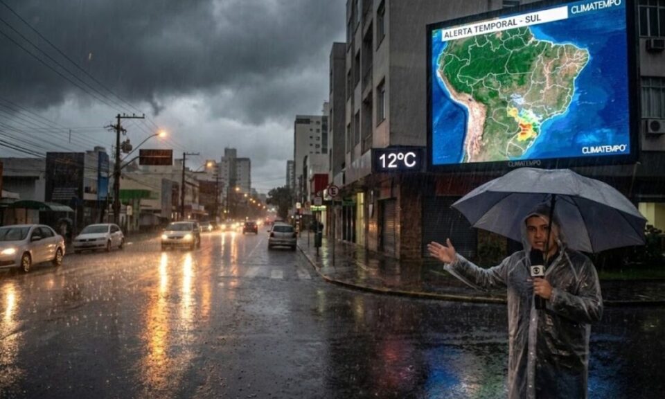 Chuva forte derruba salão; delivery cresce menos em São Paulo, imagem ilustrativa