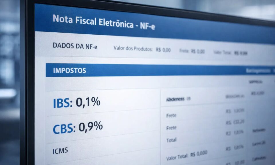 Nota fiscal sem IBS e CBS chega a 7 em cada 10 empresas, imagem ilustrativa