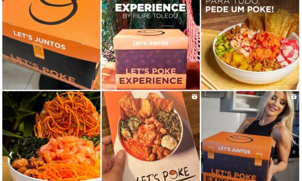 Delivery da Let’s Poke supera 70% das vendas da rede, imagem ilustrativa