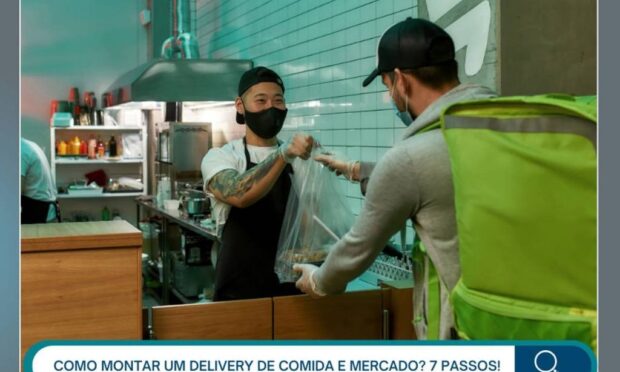 Delivery em loja de rua guia expansão da Let’s Poke, imagem ilustrativa